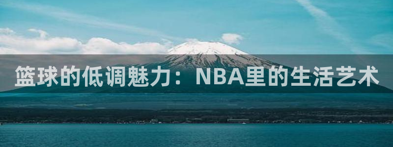 篮球的低调魅力：NBA里的生活艺术